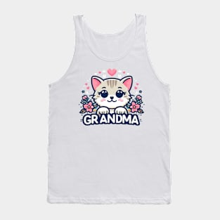 Grandma's Kitten Tank Top